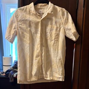 Boys XL Gap Linen/Cotton Short Sleeve Shirt